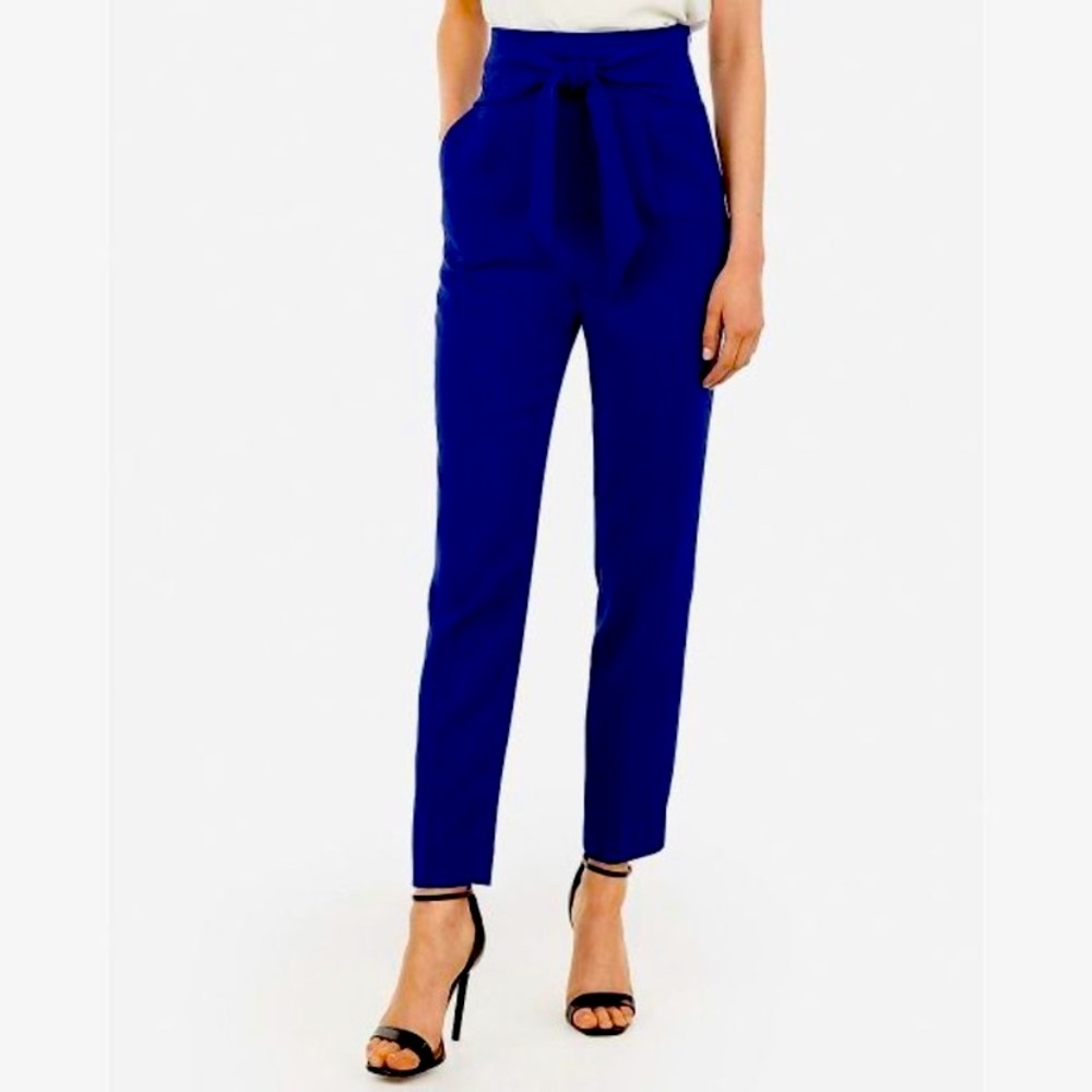 NWT Express High Waisted Sash Pants